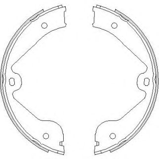 4735 00_колодки барабанные ручника! Audi Q7, MB W164/W251, VW Touareg 02> фото