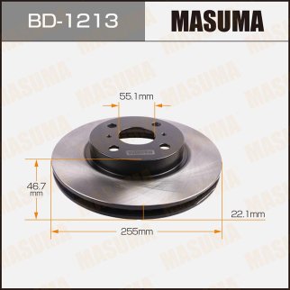 Диск тормозной Masuma BD-1213 фото