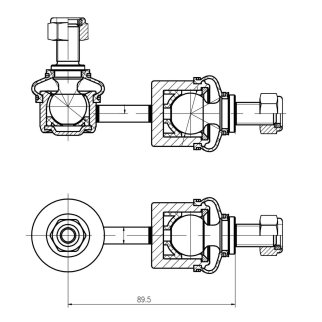 Стойка стабилизатора TRIALLI SP 0830 фото 3