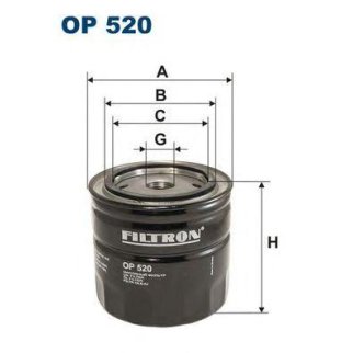 Фильтр масляный FILTRON OP 520 фото