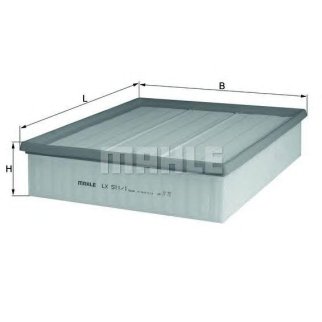 Фильтр воздушный MAHLE LX 5111 фото 2