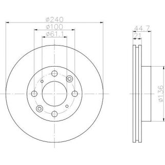 Диск тормозной передний вентилируемый TEXTAR 92077800 фото