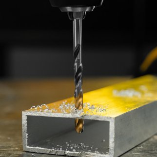 Сверло спиральное по металлу 5,5 x 93мм, Р6М5, Golden Tip, многогранная заточка// Denzel фото 9