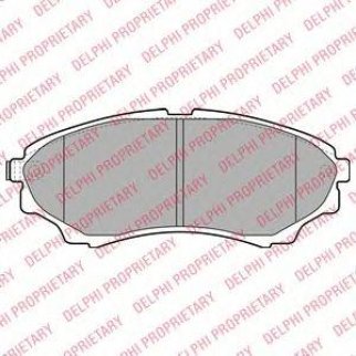 Колодки тормозные передние к-кт DELPHI LP2036 фото