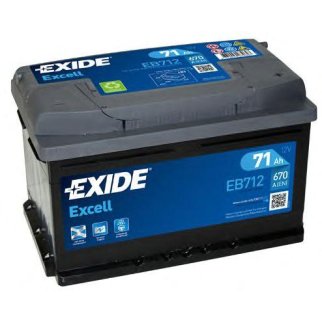 Аккумуляторная батарея EXIDE EB712 фото