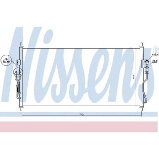 Радиатор кондиционера Nissens 940363 фото