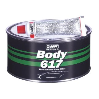Шпатлевка BODY 617 Proline NANO FIBER POLYESTER Filler (1кг) BODY 6170600001 фото