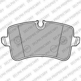 Колодки тормозные задние дисковые к-кт DELPHI LP2226 фото