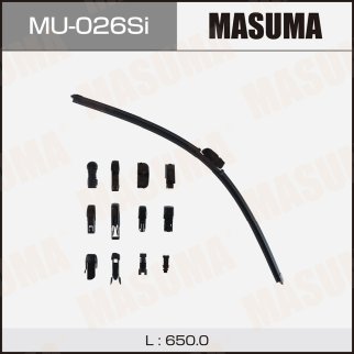 Щетка стеклоочистителя 650 мм бескаркасная 1 шт MASUMA Beam Wiper Blade MU-026Si фото
