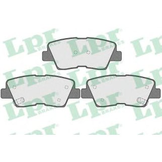Колодки тормозные задние дисковые к-кт Lpr 05P1558 фото