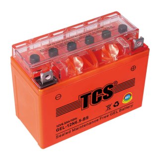 Аккумуляторная батарея TCS GEL 6,5 (12N6,5-BS) 138x66x101 фото