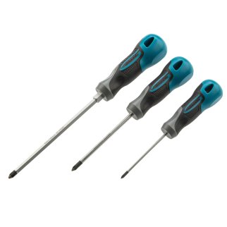 Набор отвёрток PH3 шт, S2, трехкомпонентная рукоятка GROSS фото