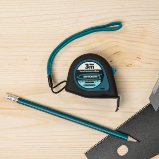 Рулетка 3м 16мм Ergonomisch магнитный обрезиненный зацеп GROSS фото 1