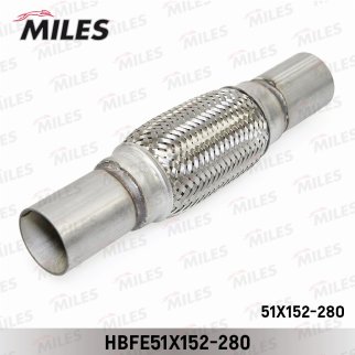 Гофра глушителя MILES HBFE51X152-280 фото