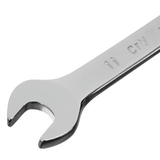 Ключ комбинированный, 11 мм, CrV, полированный хром MATRIX 15155 фото 3