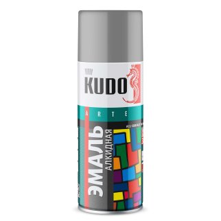 Автоэмаль KUDO серая 520мл фото