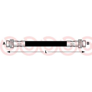 Шланг тормозной перед прав/лев фото