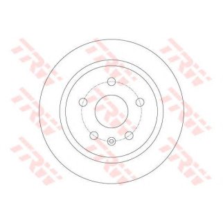 Диск тормозной задний TRW DF6312 фото