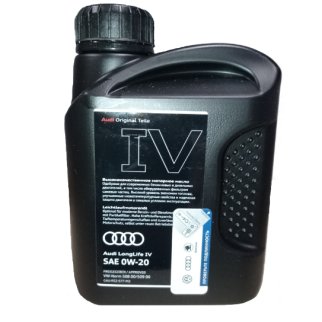 Масло моторное LongLife IV Audi 0W20 1л фото