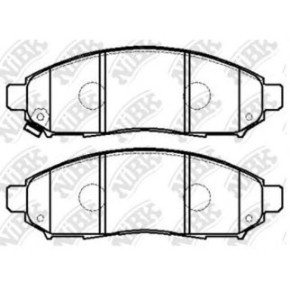 Колодки тормозные передние к-кт NiBK PN2517 фото