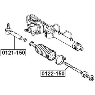 Тяга рулевая FEBEST 0122-150 фото 2
