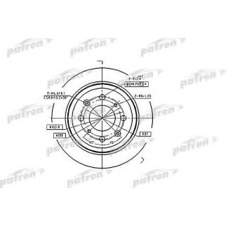 Диск тормозной задн HONDA: CIVIC IV Fastback 94-97, CIVIC V Aerodeck 98-01, CIVIC V Fastback 97-01, CONCERTO 89-96, CONCERTO седан 89-95, MG: MG ZR 01-, ROVER: фото
