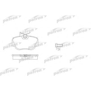 Колодки тормозные PATRON PBP669 фото