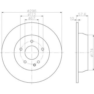 Диск тормозной задний TEXTAR 93123503 фото