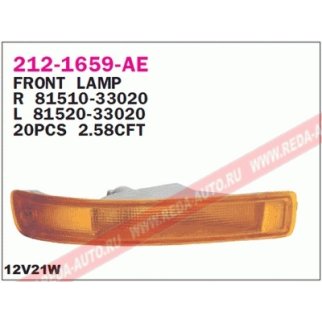 Фонарь указателя поворота правый фото