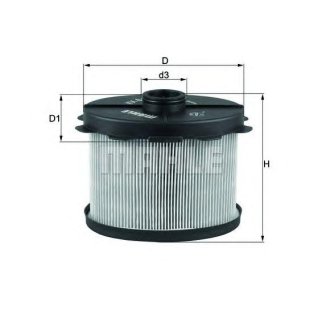 Фильтр топливный KNECHT/MAHLE KX84D фото