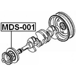 Шкив коленвала FEBEST MDS-001 фото 2