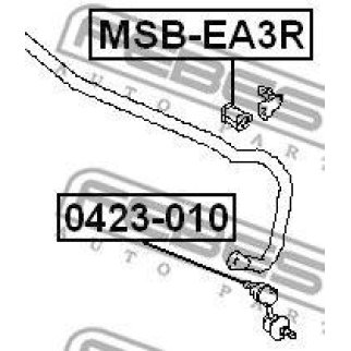 Втулка (сайлентблок) заднего стабилизатора FEBEST MSB-EA3R фото