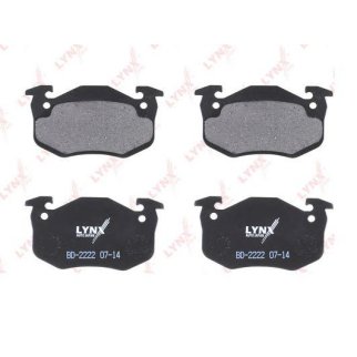 Колодки тормозные задние дисковые к-кт LYNXauto BD-2222 фото