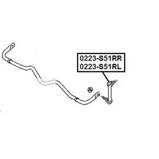 Стойка заднего стабилизатора ASVA 0223-S51RR фото