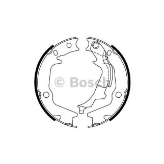 Колодки ручного тормоза к-кт BOSCH 0 986 487 769 фото