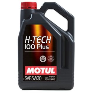 Моторное масло MOTUL H-TECH 100 PLUS 5W-30 4л 112142 фото