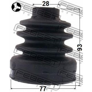 2115-FOCIIMTT_к-кт пыльника ШРУСа внутреннего! 77x93x28 Ford Focus 08-11 фото