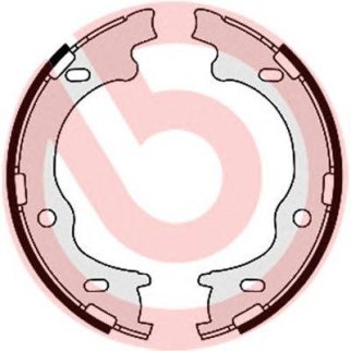 Колодки барабанные к-кт brembo S 30 529 фото