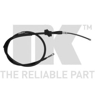 Трос стояночного тормоза задний левый, правый / AUDI-100 (барабанные тормоза без ABS) 91~94 фото