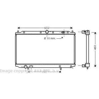 Радиатор основной AVA VO2124 фото