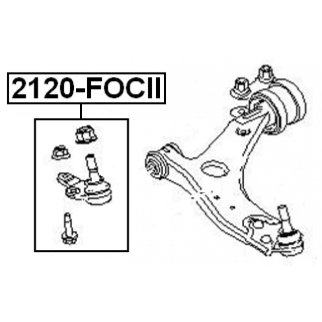Опора шаровая FEBEST 2120-FOCII фото 2