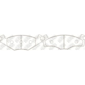 Колодки тормозные передние к-кт NiBK PN2121 фото