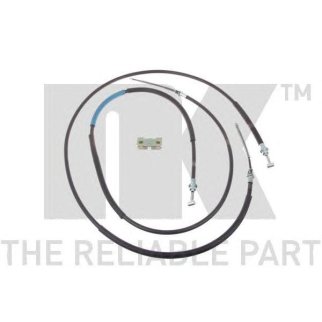 Трос стояночного тормоза задний левый, правый / FORD Escort-VI (барабанные тормоза) 95~99 фото