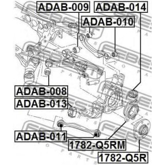 Сайлентблок FEBEST ADAB-014 фото