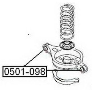 Сайлентблок ASVA 0501-098 фото