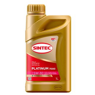Масло моторное Sintec Platinum 7000 5W-30 A5/B5 SL 1л (600157) фото
