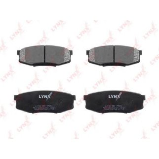 Колодки тормозные задние дисковые к-кт LYNXauto BD-7581 фото