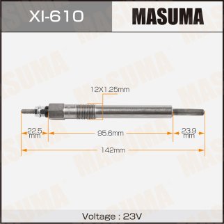 Свеча накаливания Masuma XI-610 фото