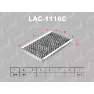 Фильтр салона LYNXauto LAC-1116C фото