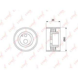 Ролик ГРМ LYNXauto PB-1126 фото